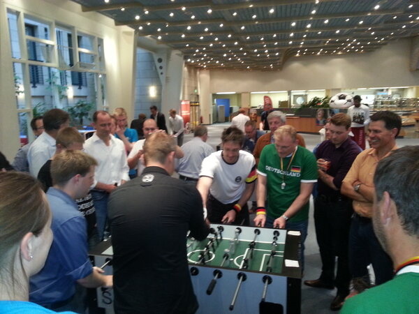 Teambuilding und Kickerturnier