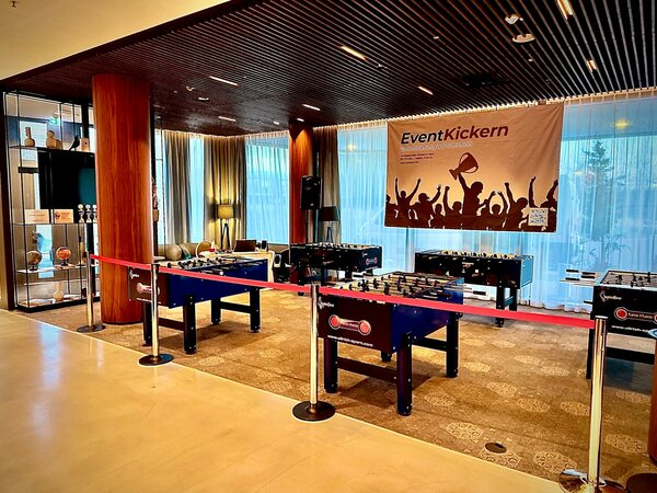 Kickerturnier als Teambuilding / Eventlocation